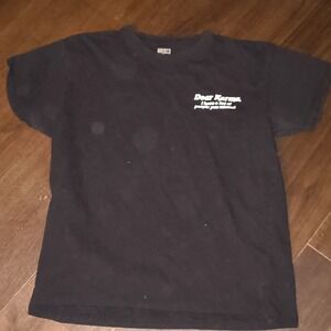 Brisco Brands Dear Karma I Have A List Of People Graphic T-Shirt Black